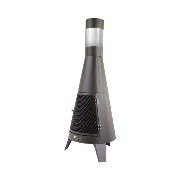 Calefactor con chimenea